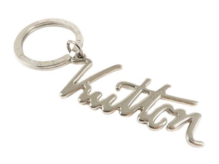 Louis Vuitton Porte Cles LV Autograph Key Chain Silver M68829 Discount