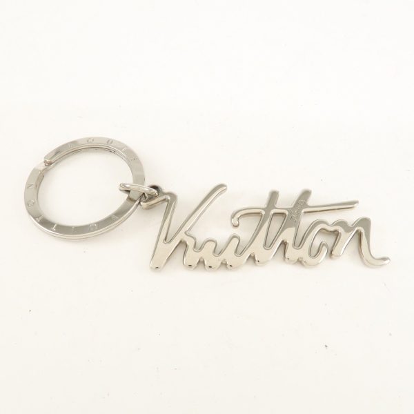 Louis Vuitton Porte Cles LV Autograph Key Chain Silver M68829 Discount