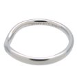 Tiffany&Co. Curved  Band Ring 9P Diamond PT950 Platinum US5 Discount