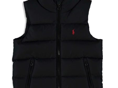 Kids Ralph Lauren Black Bodywarmer For Discount