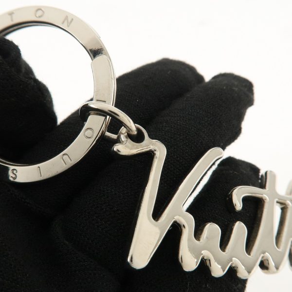 Louis Vuitton Porte Cles LV Autograph Key Chain Silver M68829 Discount